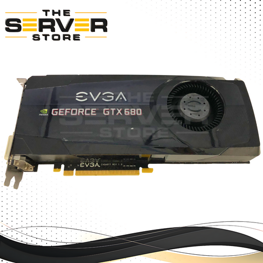 EVGA NVIDIA GeForce GTX 680 2GB GDDR5 Kepler Gaming Graphics Card. DVI-I, DVI-D, HDMI, DisplayPort. PCIe 3.0 x16. P/N: GTX-680, 843368011949, 02G-P4-2680-KR.