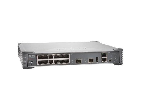 EX2300-C-12P-TAA - Juniper EX2300-C Series 12-Ports 10/100/1000BASE-T Ethernet Layer 3 Rack-mountable Managed Network Switch with 2-Ports SFP+