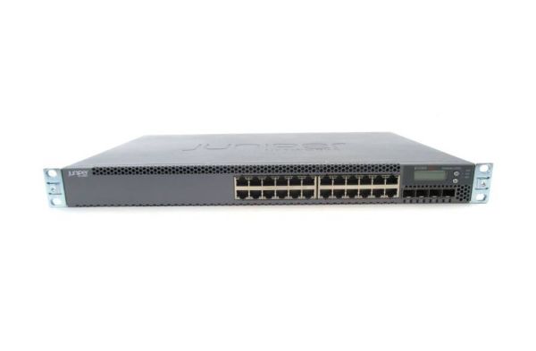 EX3400-24P-TAA - Juniper 24-Port 1GbE PoE+ Rack mountable Network Switch with 4-Port 1/10GbE SFP+