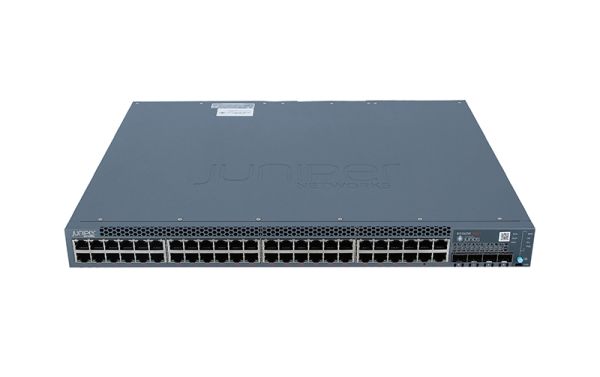 EX3400-48P - Juniper EX3400 Series 48-Ports 10/100/1000BASE-T PoE+ Layer 3 Rack-mountable Managed Front-to-back Airflow Network Switch with 4-Ports SFP+ and 2-Ports QSFP+