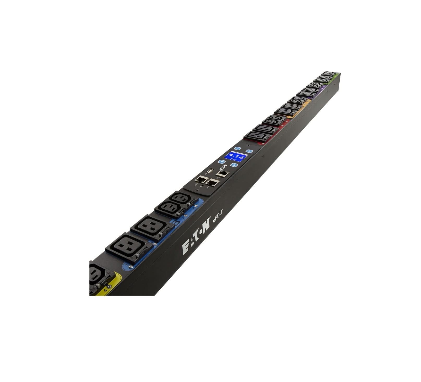 Eaton EMACPH36JA5A5K2 EPDU G3HD MA CS8365 40A 6FT 6xDP-20A 12xC13, 12xC39 38.9U Power Distribution Unit