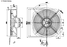 Ebm-papst W2E250-EC01-06 AC Fan, 230V, 250x63mm