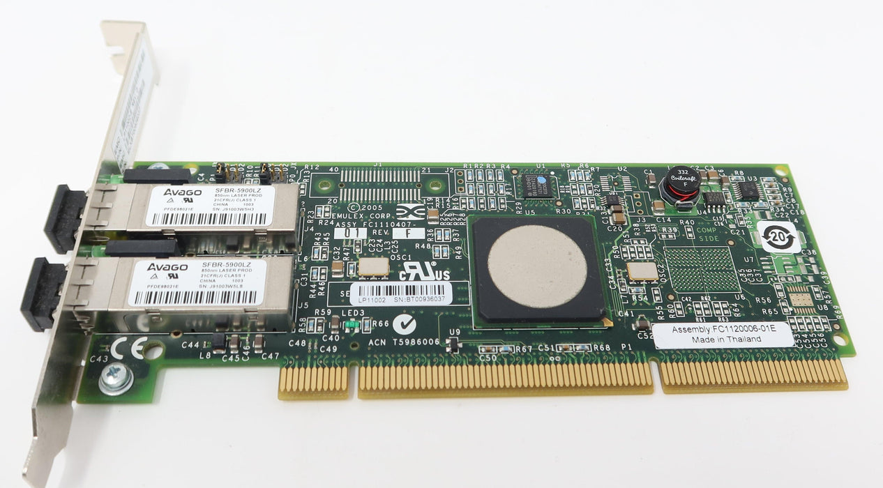 LP11002-E — HBA Fibre Channel 4Gb Dual Port Emulex