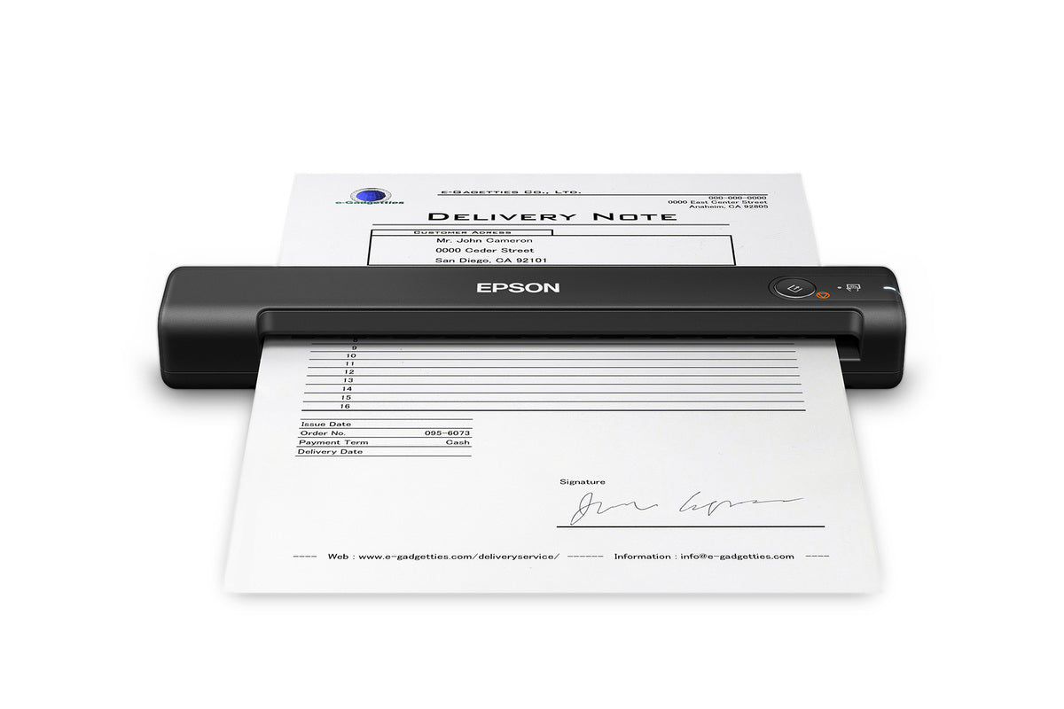 Epson 600 x 600 dpi 5.5pps USB Portable Document Scanner - B11B252201
