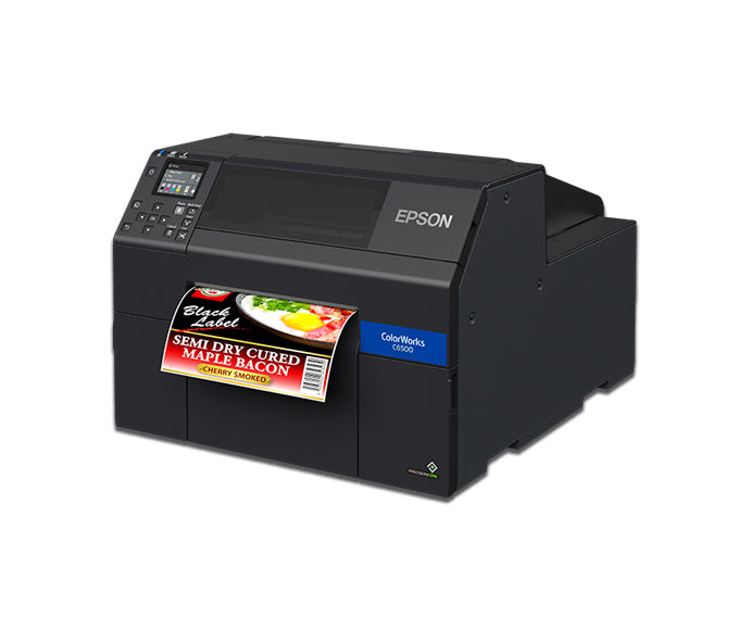 Epson ColorWorks C6500A 1200 x 1200 dpi 5ips USB, Ethernet Auto Cutter Color Inkjet Label Printer - C31CH77A9981