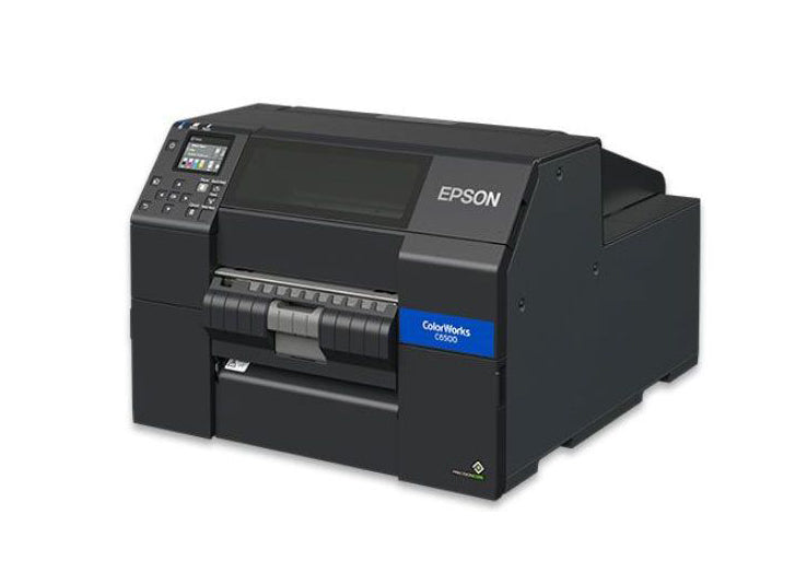 Epson ColorWorks C6500A 1200 x 1200 dpi 5ips USB, Ethernet Auto Cutter Color Inkjet Label Printer - C31CH77A9991