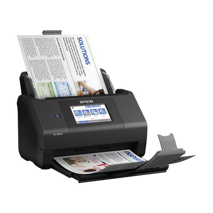 Epson ES-580W 600 dpi 35 ppm Touch LCD Wireless Duplex Document Scanner - B11B258201