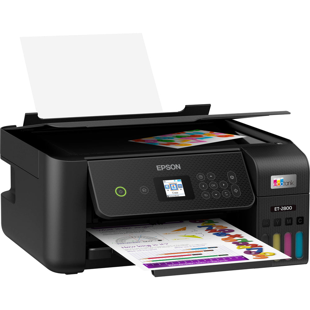 Epson EcoTank ET-2800 5760 x 1440 dpi 10ppm Wireless Color All-in-One Supertank Printer - C11CJ66201