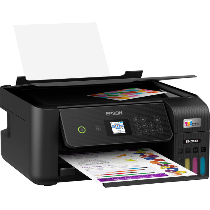 Epson EcoTank ET-2800 5760 x 1440 dpi 10ppm Wireless Color All-in-One Supertank Printer - C11CJ66201