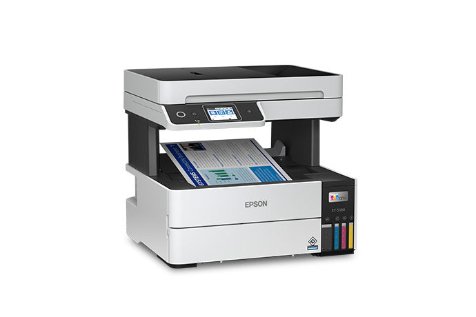 Epson EcoTank Pro ET-5180 4800 x 1200 dpi Wireless All-in-One Cartridge-Free Supertank Inkjet Printer - C11CJ88202