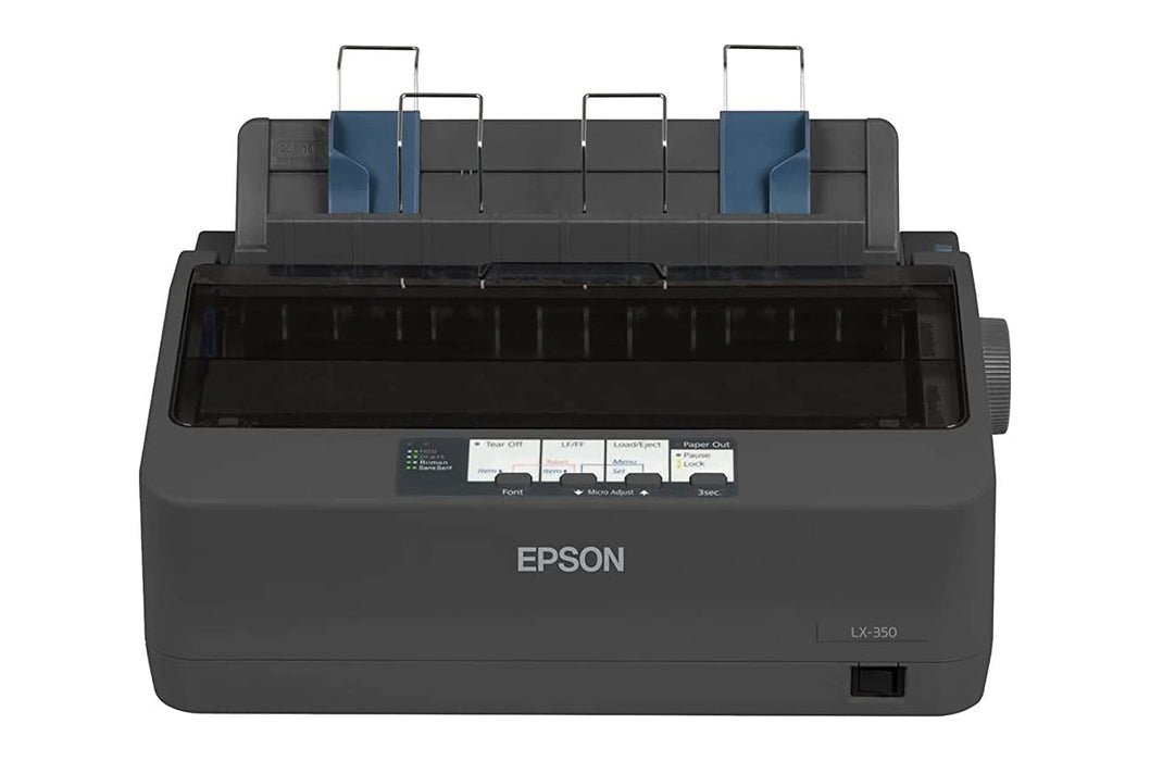 Epson LX-350 10 cpi 9-Pin USB, Serial, Parallel Desktop Impact Dot Matrix Printer - C11CC24001