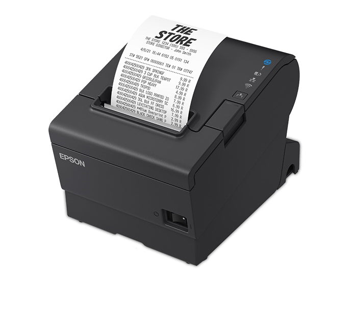 Epson OmniLink TM-T88VII 180 dpi 19.69ips USB, Ethernet Auto Cutter Thermal Receipt Printer - C31CJ57052