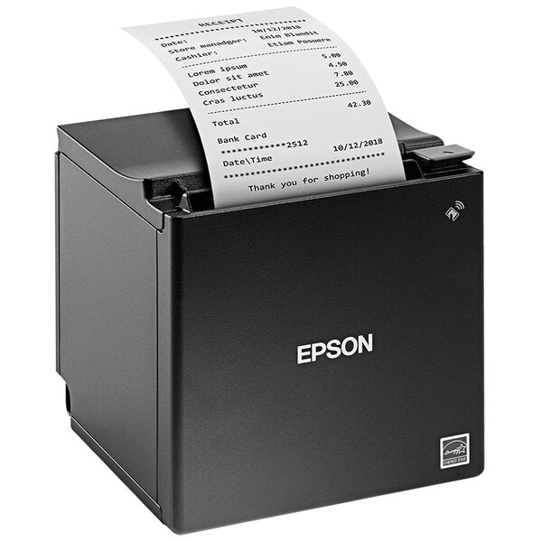 Epson OmniLink TM-m50 180 dpi 14 ips USB, Bluetooth, Ethernet Auto Cutter Desktop Thermal Receipt Printer - C31CH94012