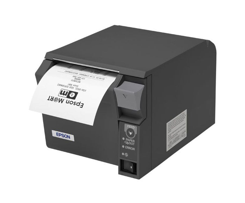 Epson TM T70II 180 dpi 53ppm USB, RS-232 Auto Cutter Monochrome Thermal Receipt Printer - C31CD38A9982