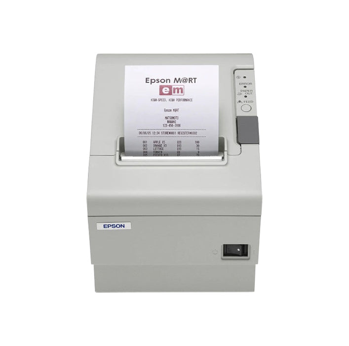 Epson TM-T88IV 180 x 180 dpi 7.9 ips Ethernet Auto Cutter Thermal Desktop Receipt Printer - C31C636A8991