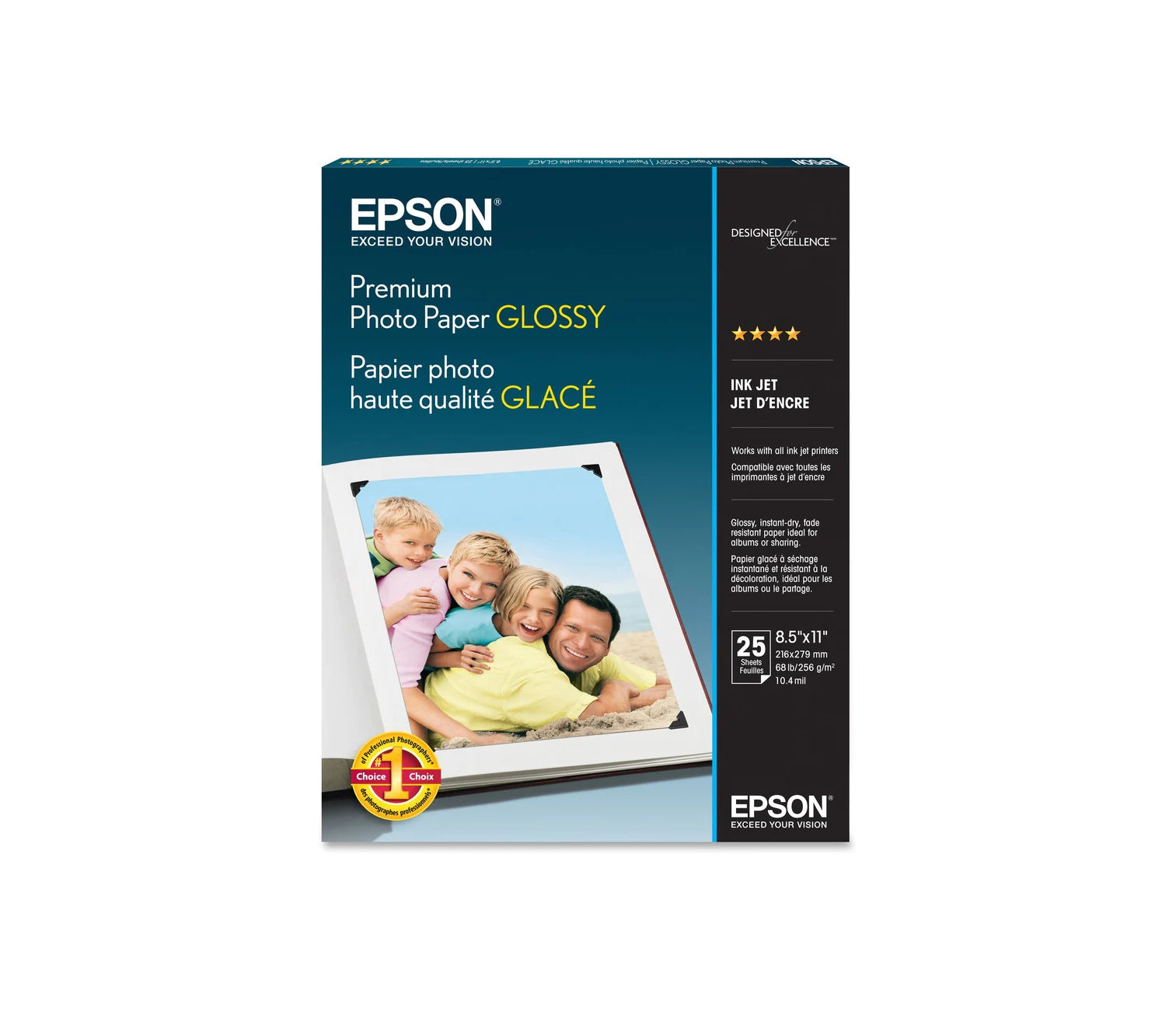 Epson Ultra Prem Photo Ppr Glossy Letter 25 Sheets - S042182