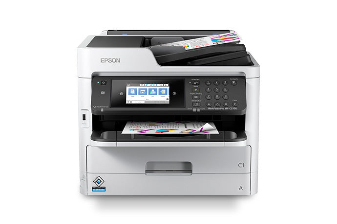 Epson WF-C5790 Work Force Pro 4800 x 2400 dpi 24ppm All-In-One Color Inkjet Printer - C11CG02201