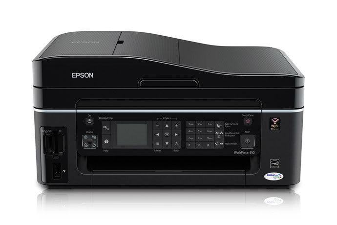 Epson WorkForce 610 5760 x 1440 dpi 15ppmWireless Color Inkjet All-in-One Printer - C11CA50201