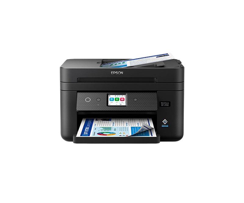 Epson WorkForce Pro WF-4830 4800 x 2400 dpi 12 ppm USB, Ethernet, Wi-Fi Automatic Duplex Printing 4.3-inch Touch Screen LCD Display Desktop Color InkJet All-in-One Printer - C11CJ05201