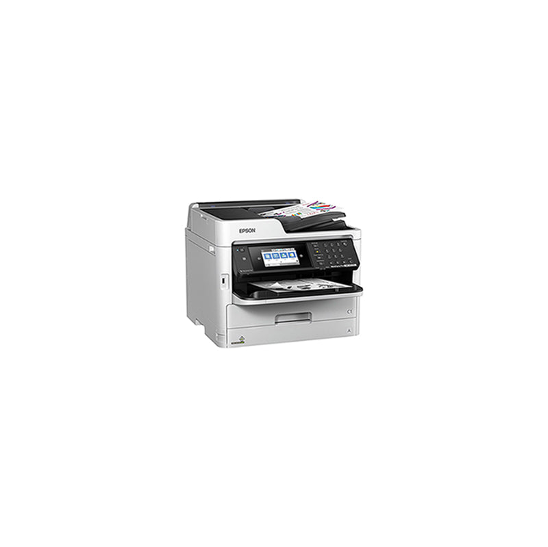Epson WorkForce Pro WF-M5799 4800 x 1200 dpi 24 ppm USB, Ethernet, Wi-Fi 4.3-inch Touch Screen LCD Display Desktop Monochrome Multifunction Printer - C11CG04201