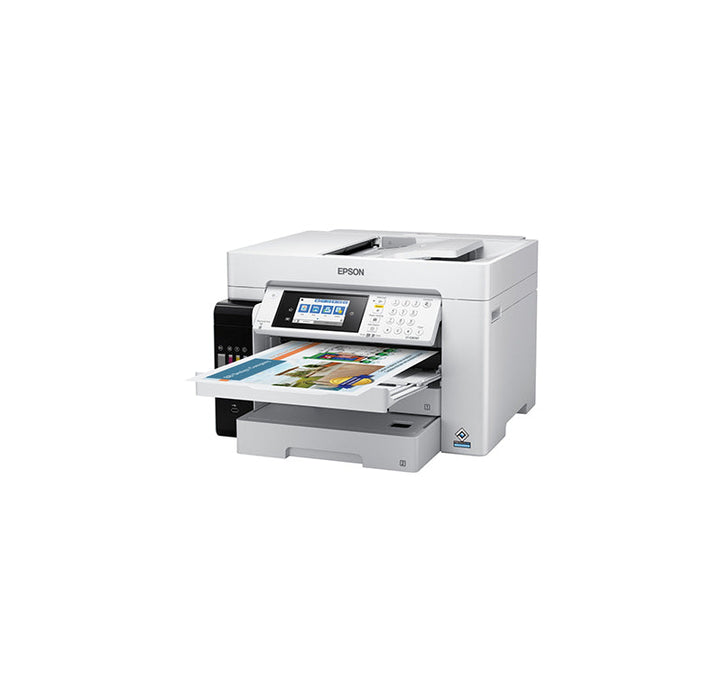 Epson WorkForce ST-C8090 4800 x 1200 dpi 25 ppm USB, Bluetooth, Wi-Fi 4.3-inch Touch Screen LCD Display Desktop Supertank Multifunction Printer - C11CH71203