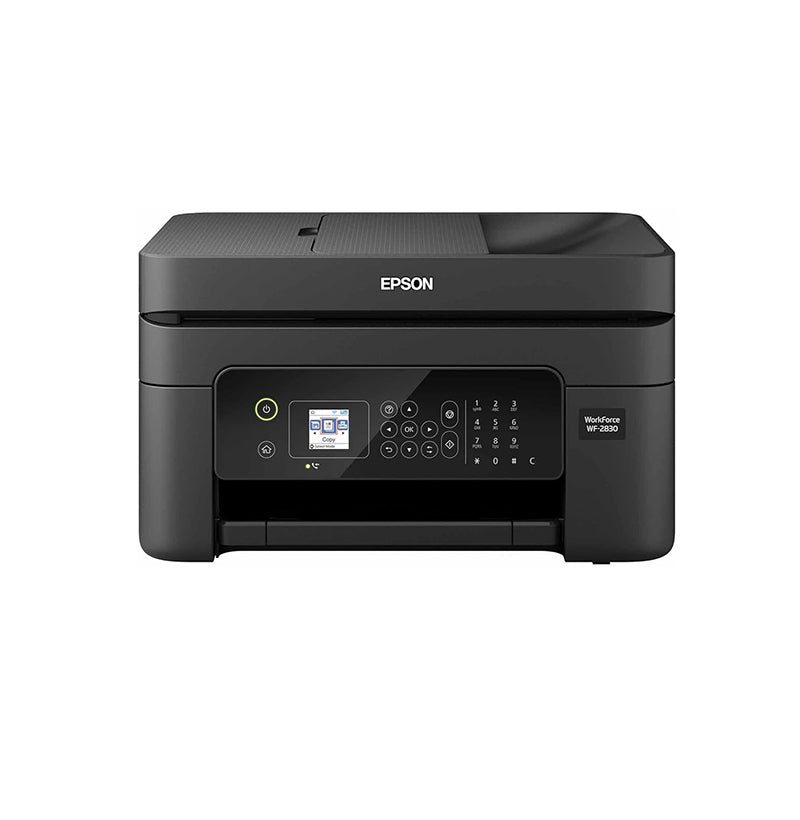 Epson WorkForce WF-2830 5760 x 1440 dpi 5 ppm USB, Wi-Fi Duplex Printing LCD Display Color Inkjet All-in-One Printer - WF-2830