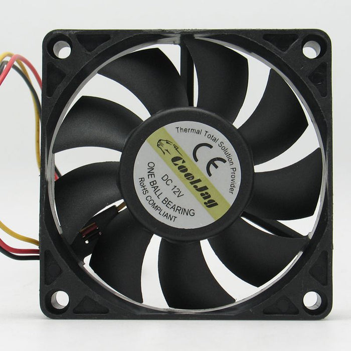 Everflow 70x70x15mm 12V DC 0.30A Axial Cooling Fan