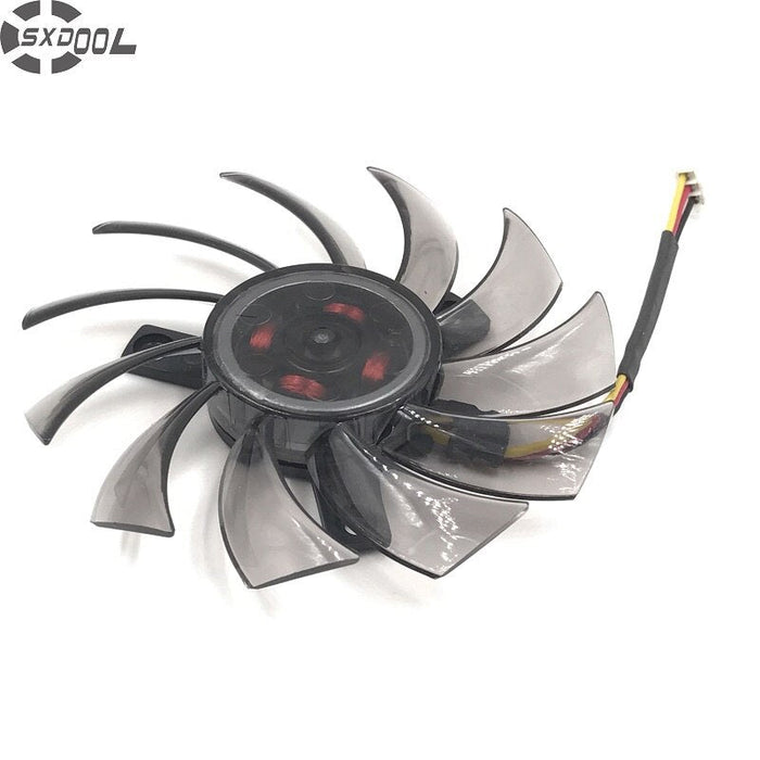 Everflow T128010SM 12V DC 74x74x10mm Brushless Cooling Fan