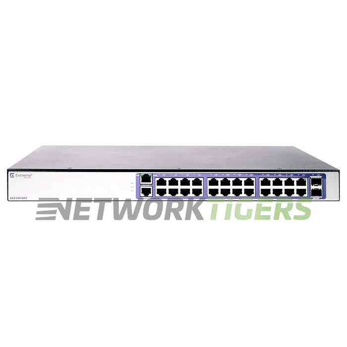 Extreme 16569 210-24p-GE2 24x 1GB PoE+ RJ45 2x 1GB SFP Switch