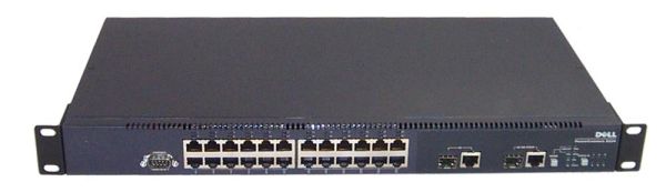 F0334 - Dell PowerConnect 3324 24-Ports 10/100 + 2 x SFP + 2 x 10/100/1000 Fast Ethernet Switch