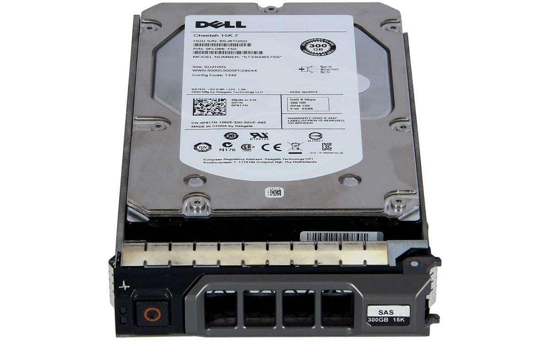 F617N — ST3300657SS Dell 300GB 15k SAS 3.5" 6Gbps Hard Drive