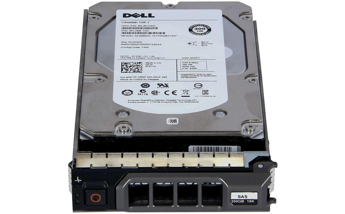 F617N — ST3300657SS Dell 300GB 15k SAS 3.5" 6Gbps Hard Drive