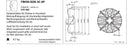 FB050-SDK.4C.6P 210542 ZIEHL-ABEGG Axial Fan 3~400V 0,24/0,14kW 0,55/0,29A 880/620rpm