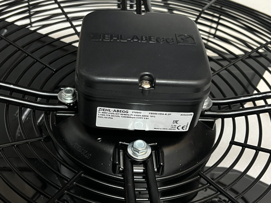 FB050-VDA.4I.2P ZIEHL-ABEGG Axial Fan 3~400V 0,67/0,50kW 1,2/0,79A 1340/1070rpm