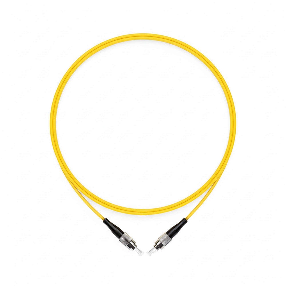 NSComm FC UPC to FC UPC Simplex Single Mode Fiber Patch Cable, 1 Fiber, 2.0mm OFNR