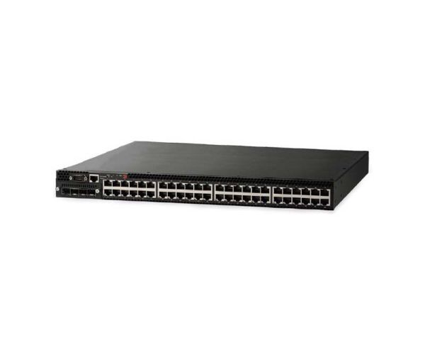 FCX648S - Brocade FCX 648S 48-Ports 10/100/1000BASE-T Ethernet Layer 3 1U Rack-mountable Network Switch with 2-Ports CX4