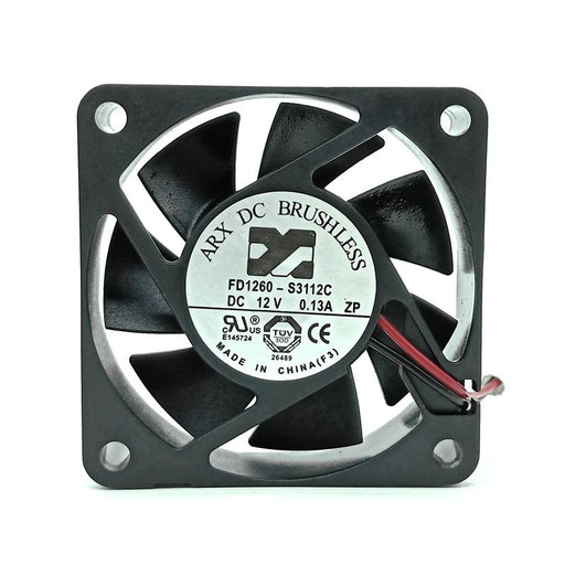 FD1260-S3112C 60x60x15mm 12V DC 0.13A Axial Cooling Fan