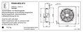 FE040-4EQ.2F.5 ZIEHL-ABEGG Axial Fan