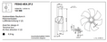 FE042-4EA.2F.2 ZIEHL-ABEGG Axial Fan
