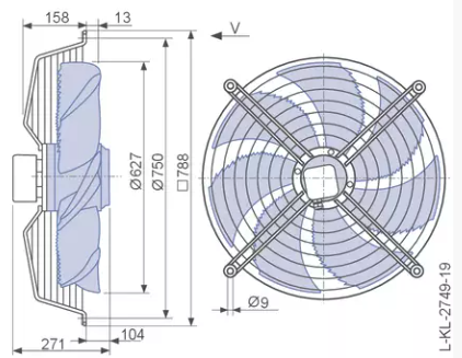 FE063-SDK.4I.6 ZIEHL-ABEGG Axial Fan