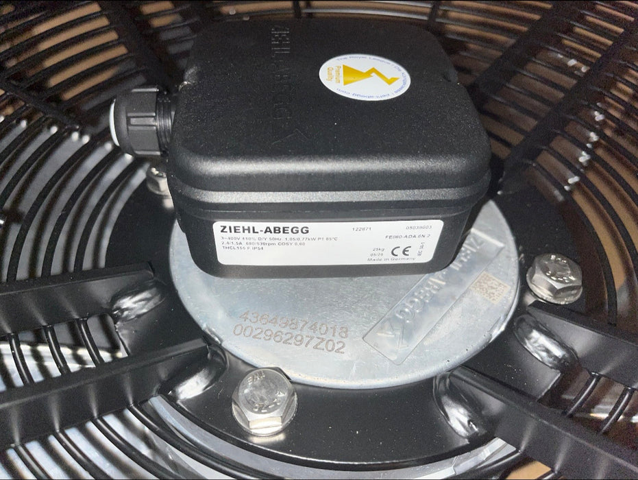 FE080-ADA.6N.2 ZIEHL-ABEGG Axial Fan 1.05/0.77kW  | 3~400V | 680/530 RPM