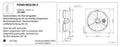 FE080-NDQ.6K.5 ZIEHL-ABEGG Axial Fan