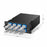 FHD MTP®-MDC Cassette, OS2 Single Mode, Type A, 48 Fibers, 4 x MTP®-12 (Male) to 8 x MDC 3-Port Duplex (Blue), 0.35dB Max.