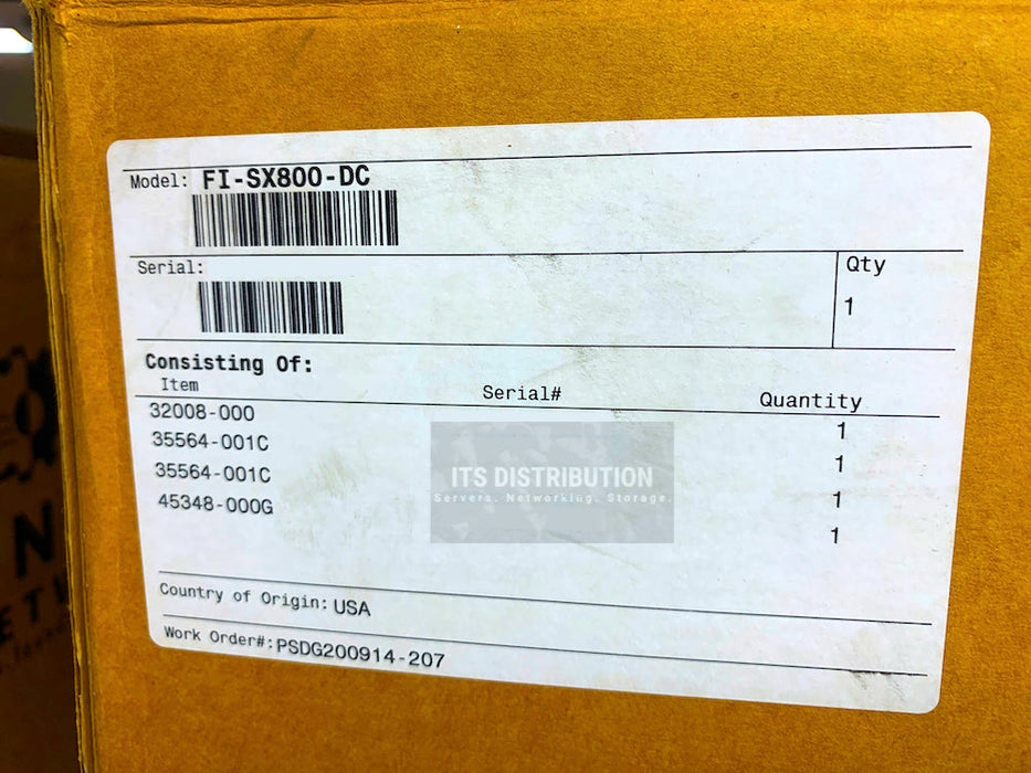 FI-SX800-DC I New Brocade FastIron SX800-DC High Performance Chassis
