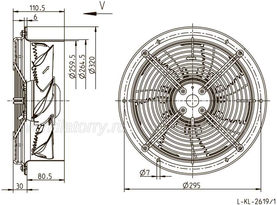 FN025-2ED.WA.A7 ZIEHL-ABEGG Axial Fan | 230V 0.14/0.17kW | Durable & Quiet