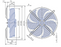FN030-4ED.WC.A7 ZIEHL-ABEGG Axial Fan 0.09kW 230/V 0.42A 1330rpm | Article 153646