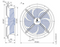 FN030-6IL.0E.A7  ZIEHL-ABEGG Axial Fan 150W 200-277/V 1.15-0.84A 1900rpm