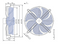 FN031-4EK.0F.V7P2  ZIEHL-ABEGG Axial Fan 0.12kW 230/V 0.62A 1440rpm