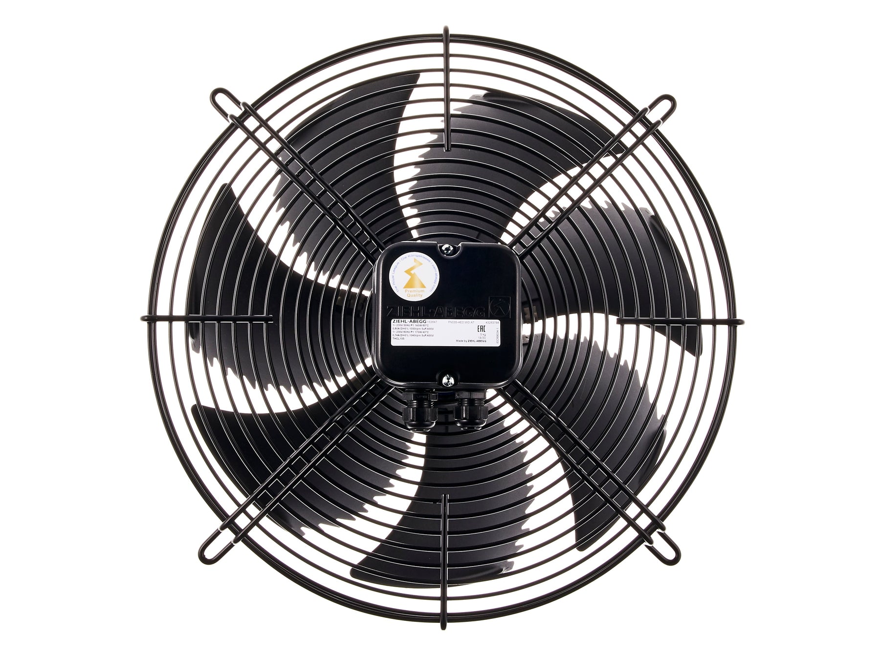 FN035-4ED.WD.A7   ZIEHL-ABEGG Axial Fan 140/170W 230V 0.60/0.74A 1050/1040rpm