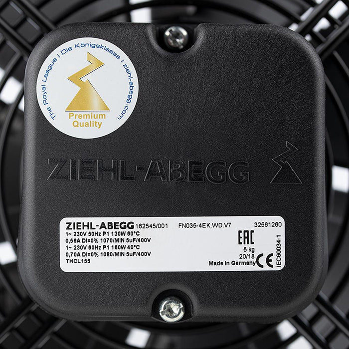 FN035-4EK.WD.V7 ZIEHL-ABEGG Axial Fan  150W 230V 0.13/0.56A 1070rpm